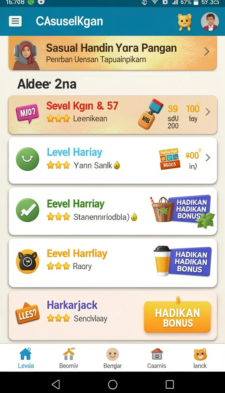Beragam pilihan permainan menarik dalam aplikasi Review Aplikasi goto77.